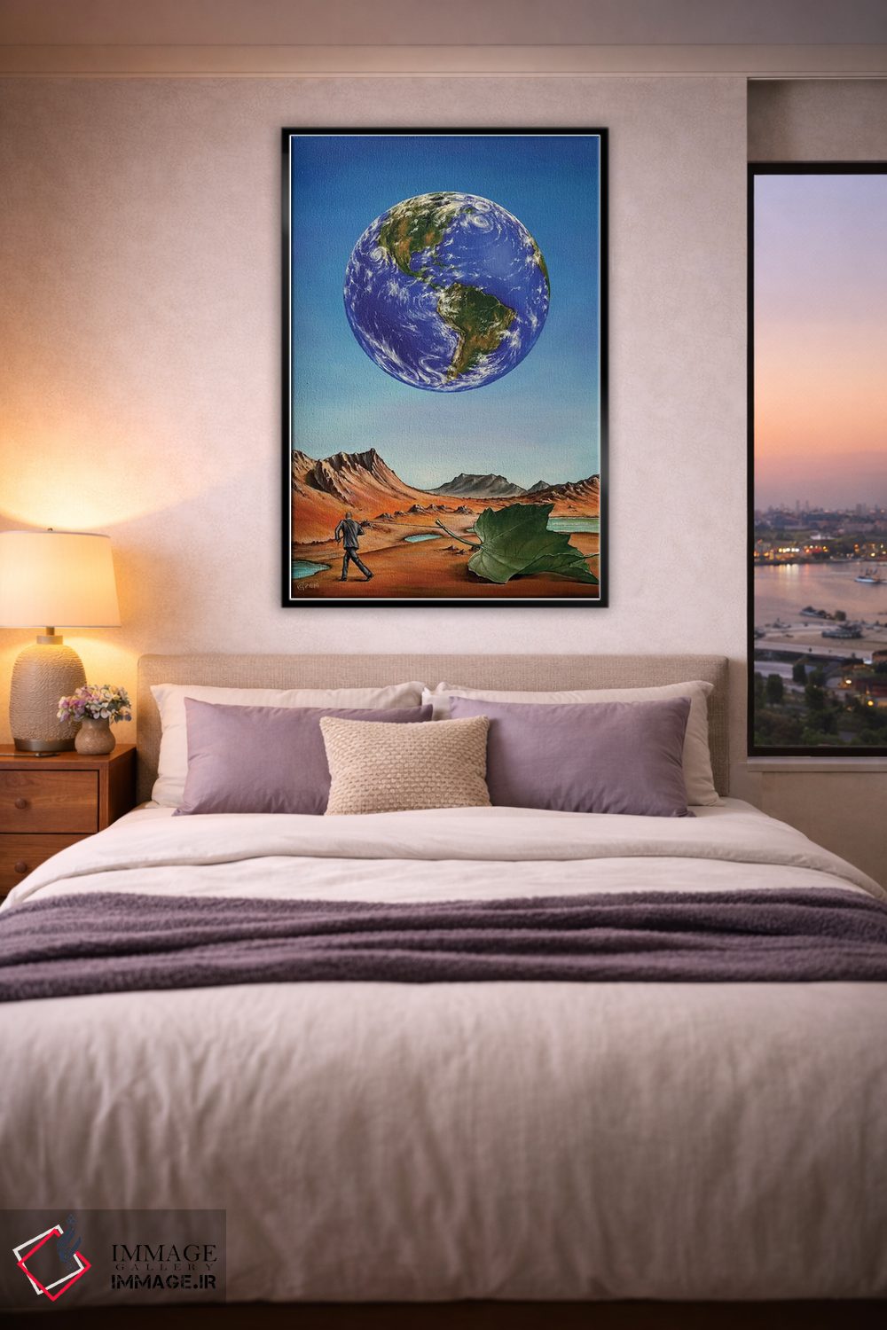 تابلو دکوراتیو سیاره متروکه اثر سوتوسلاو استویانوف - D5B