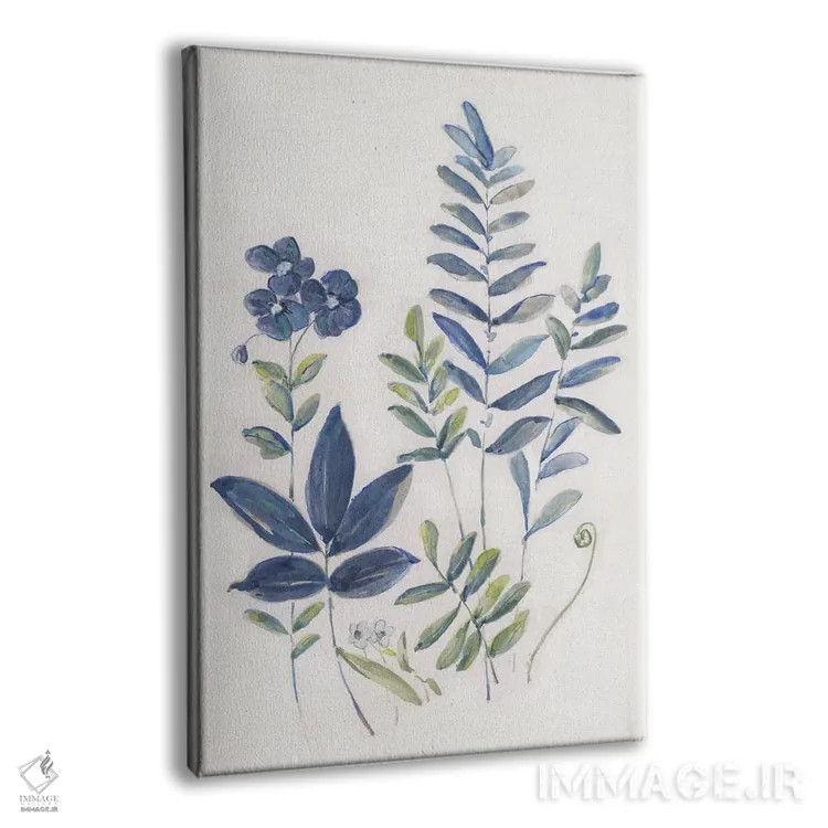 تابلو مینیمال مطالعه سرخس I اثر سالی سواتلند - نمای پرسپکتیو محصول