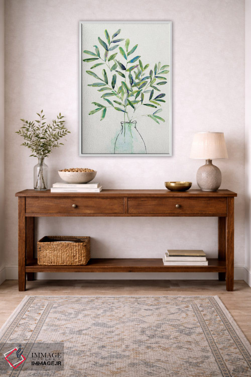 تابلو مینیمال چیدمان سبزینه بهاری I اثر سالی سواتلند - D2W