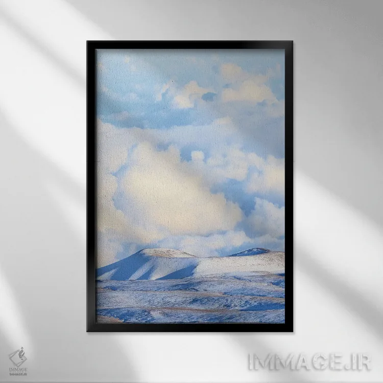 تابلو دکوراتیو The summit of Maunakea on the Island of Hawaii,منظره… اثر استوارت وست مورلند - نمای قابدار مشکی