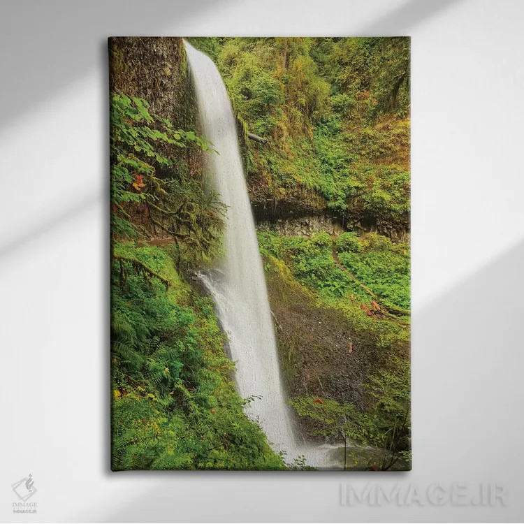 تابلو دکوراتیو Silver Falls State Park, near Silverton, Oregon,مسیر… اثر استوارت وست مورلند - نمای روبهرو روی دیوار