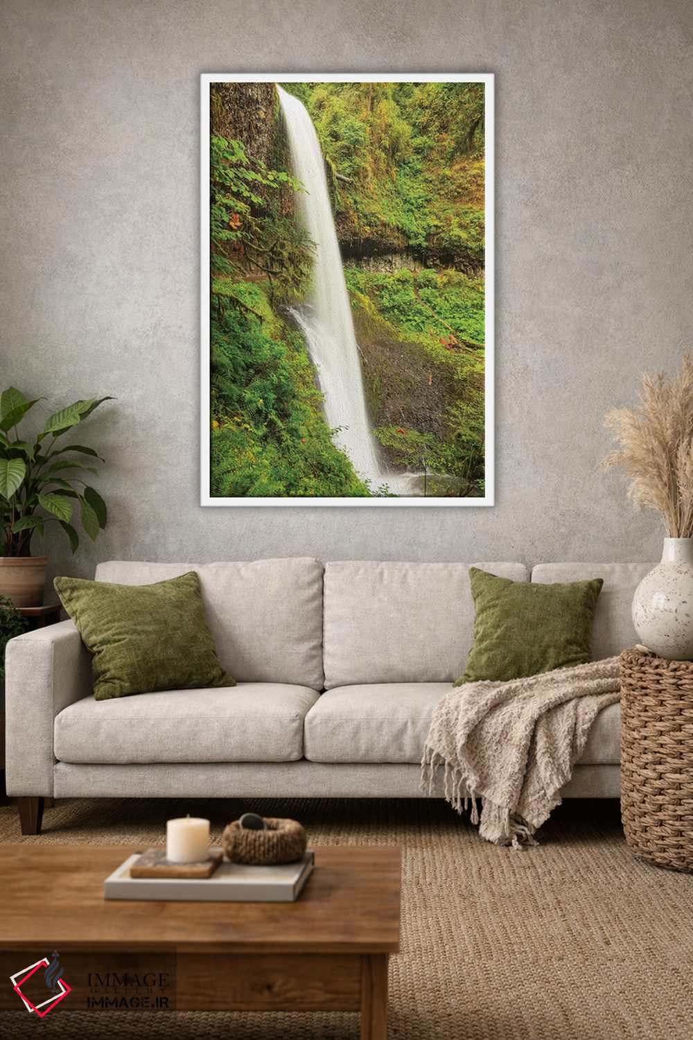 تابلو دکوراتیو Silver Falls State Park, near Silverton, Oregon,مسیر… اثر استوارت وست مورلند - D1W
