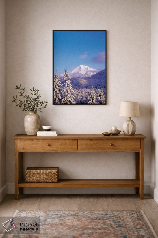 تابلو دکوراتیو Mt. Hood , Mt. Hood National Forest, Oregon,درختان پ… اثر استوارت وست مورلند - D1B