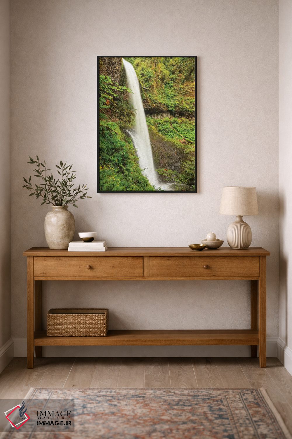 تابلو دکوراتیو Silver Falls State Park, near Silverton, Oregon,مسیر… اثر استوارت وست مورلند - D2B
