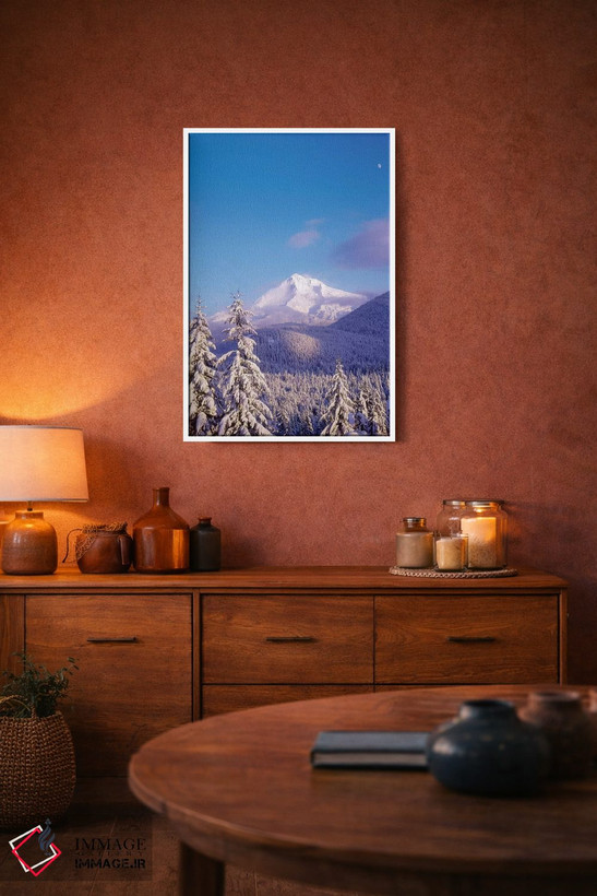 تابلو دکوراتیو Mt. Hood , Mt. Hood National Forest, Oregon,درختان پ… اثر استوارت وست مورلند - D3W