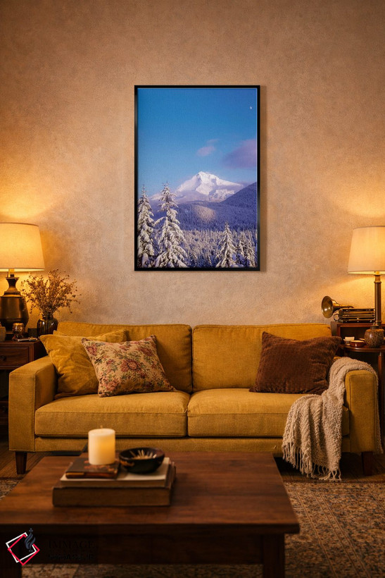 تابلو دکوراتیو Mt. Hood , Mt. Hood National Forest, Oregon,درختان پ… اثر استوارت وست مورلند - D4B