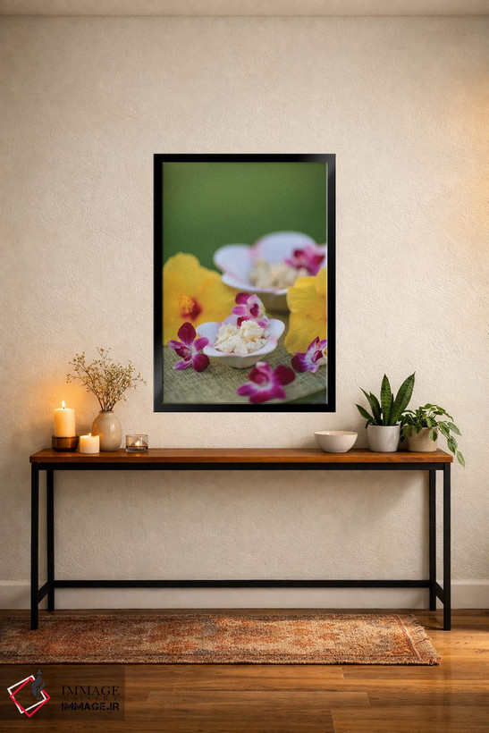 تابلو دکوراتیو outdoor Spa, Wailea, Maui, Hawaii, USA,کره آلوئه و ز… اثر استوارت وست مورلند - D5B