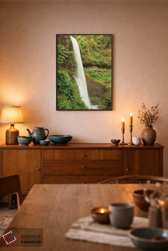 تابلو دکوراتیو Silver Falls State Park, near Silverton, Oregon,مسیر… اثر استوارت وست مورلند - D6B