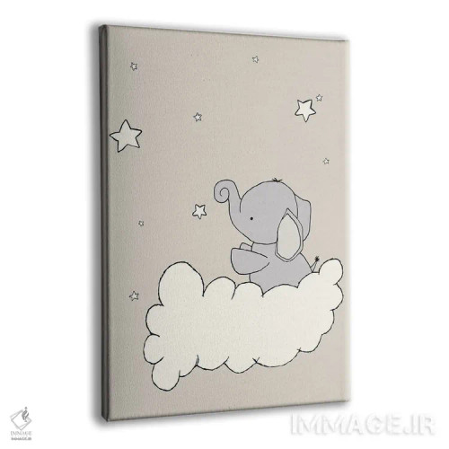 تابلو دکوراتیو ابر ستاره فیل اثر دیزاینز سوییت ملودی - نمای پرسپکتیو محصول