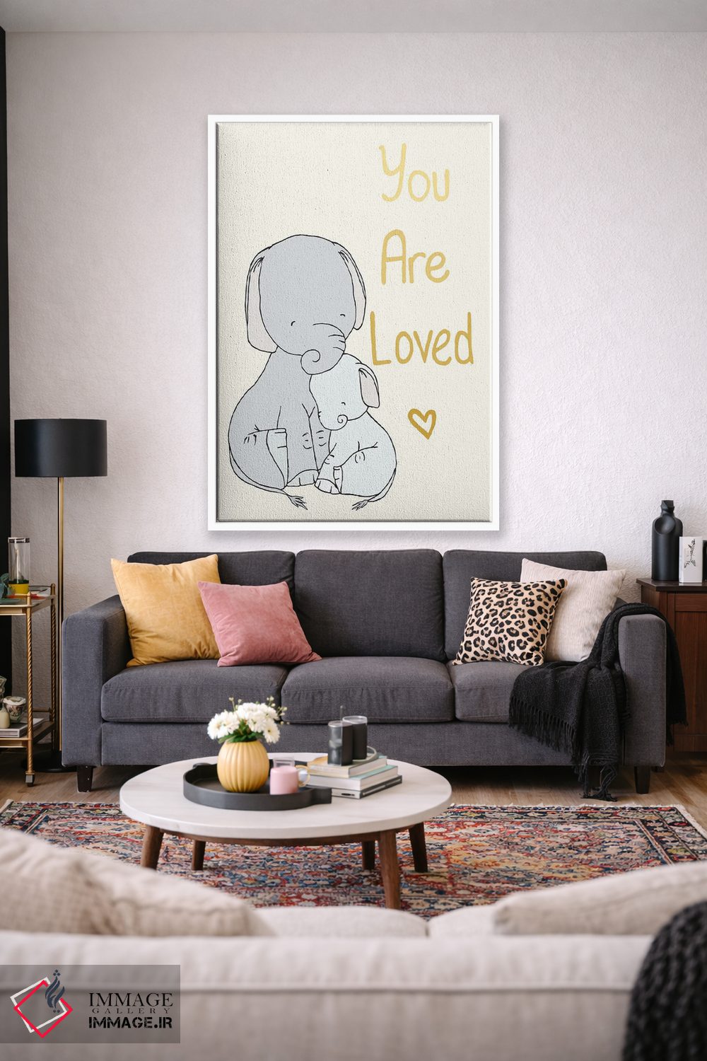 تابلو دکوراتیو فیل: تو دوست داشتنی هستی اثر دیزاینز سوییت ملودی - D1W