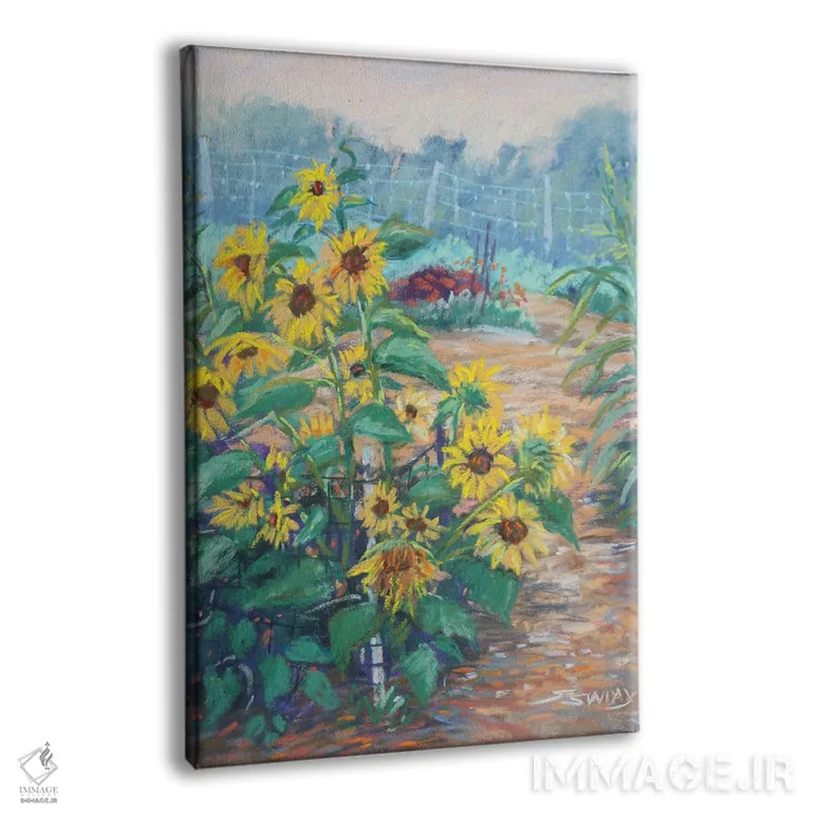 تابلو دکوراتیو رویای تابستانی اثر شارون سان دی - نمای پرسپکتیو محصول