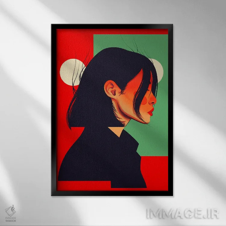 تابلو دکوراتیو خاطره اثر سارا لی - نمای قابدار مشکی