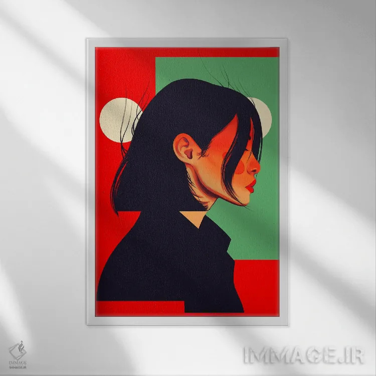 تابلو دکوراتیو خاطره اثر سارا لی - نمای قابدار سفید