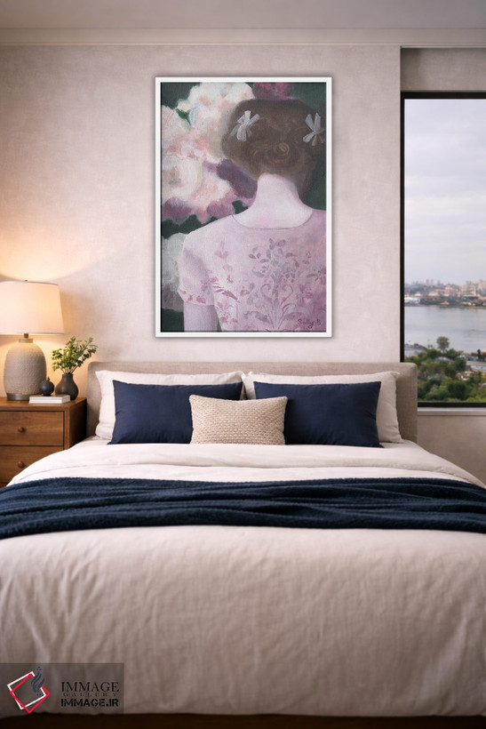 تابلو دکوراتیو پشت زن ۱ اثر سالی بی - D3W