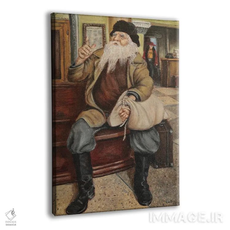 تابلو دکوراتیو سالخورده اثر سرگئی بولشاکوف - نمای پرسپکتیو محصول