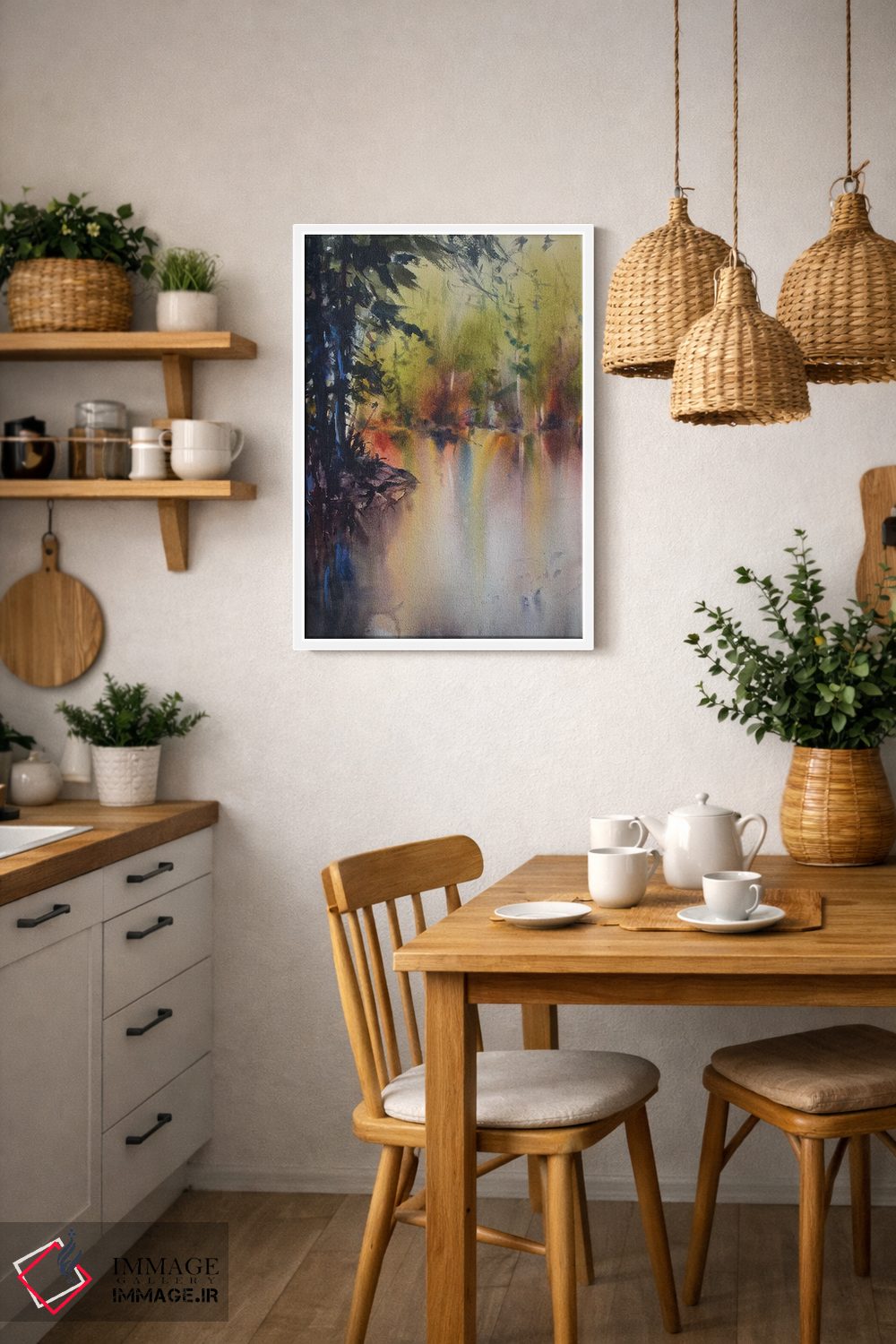تابلو دکوراتیو پشت پیچ اثر سارا یئومن - D3W