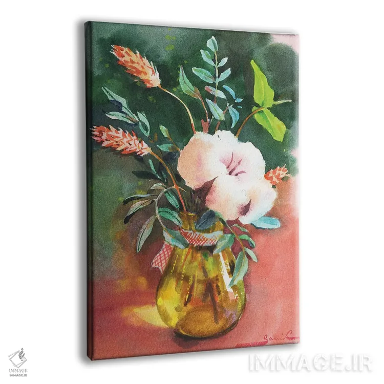 تابلو دکوراتیو دسته گل اثر سمیرا یانوشکوا - نمای پرسپکتیو محصول