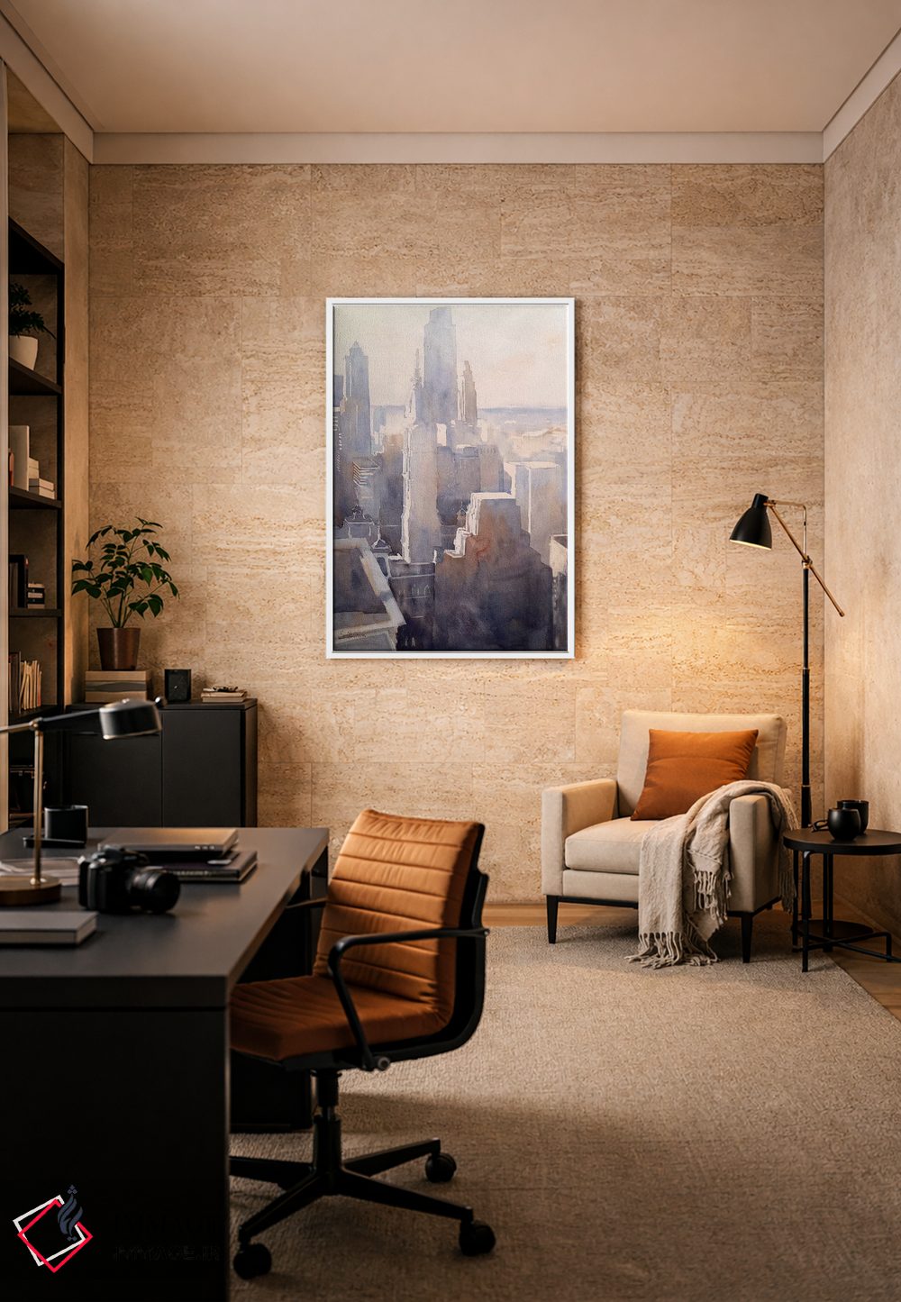 تابلو دکوراتیو داستان فیلادلفیا اثر سارا یئومن - D4W