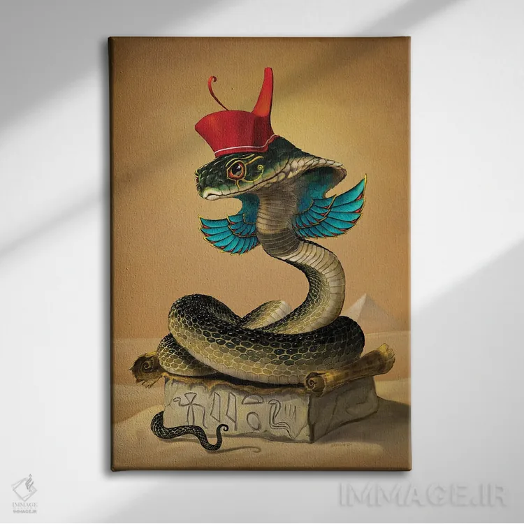 تابلو دکوراتیو واجت اثر استنلی موریسون - نمای روبهرو روی دیوار