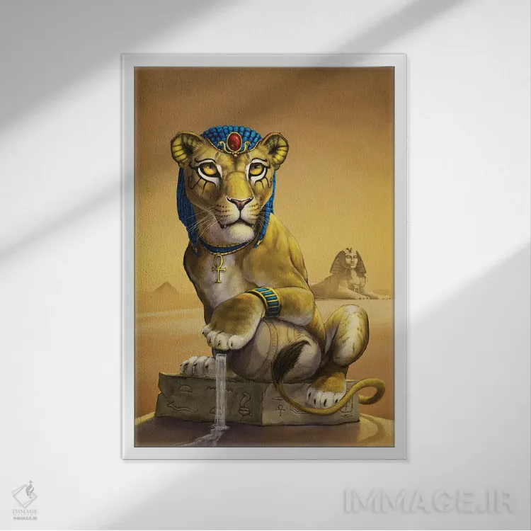 تابلو دکوراتیو تفنوت اثر استنلی موریسون - نمای قابدار سفید
