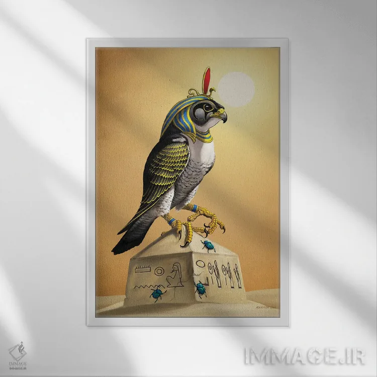تابلو دکوراتیو را اثر استنلی موریسون - نمای قابدار سفید