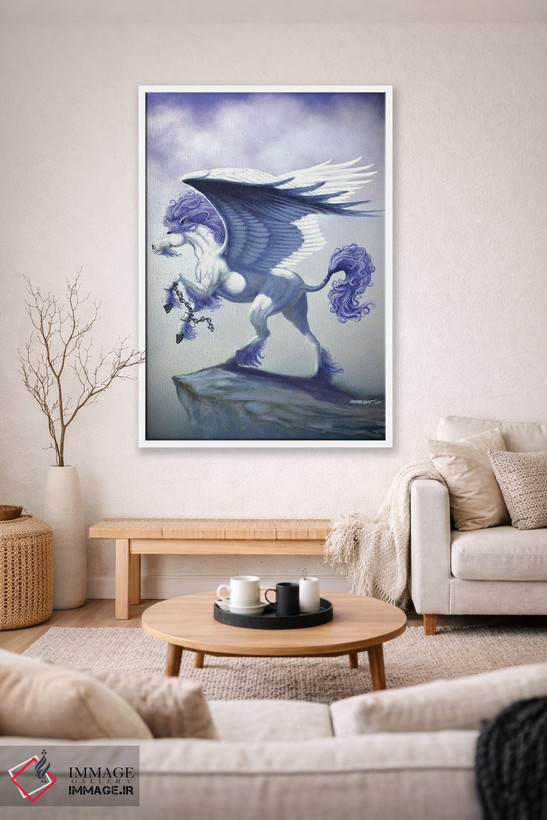 تابلو دکوراتیو پگاسوس رهاشده اثر استنلی موریسون - D1W