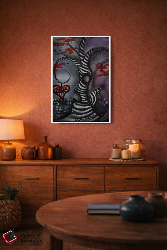 تابلو دکوراتیو دوستت دارم اثر شری آرتور - D2W