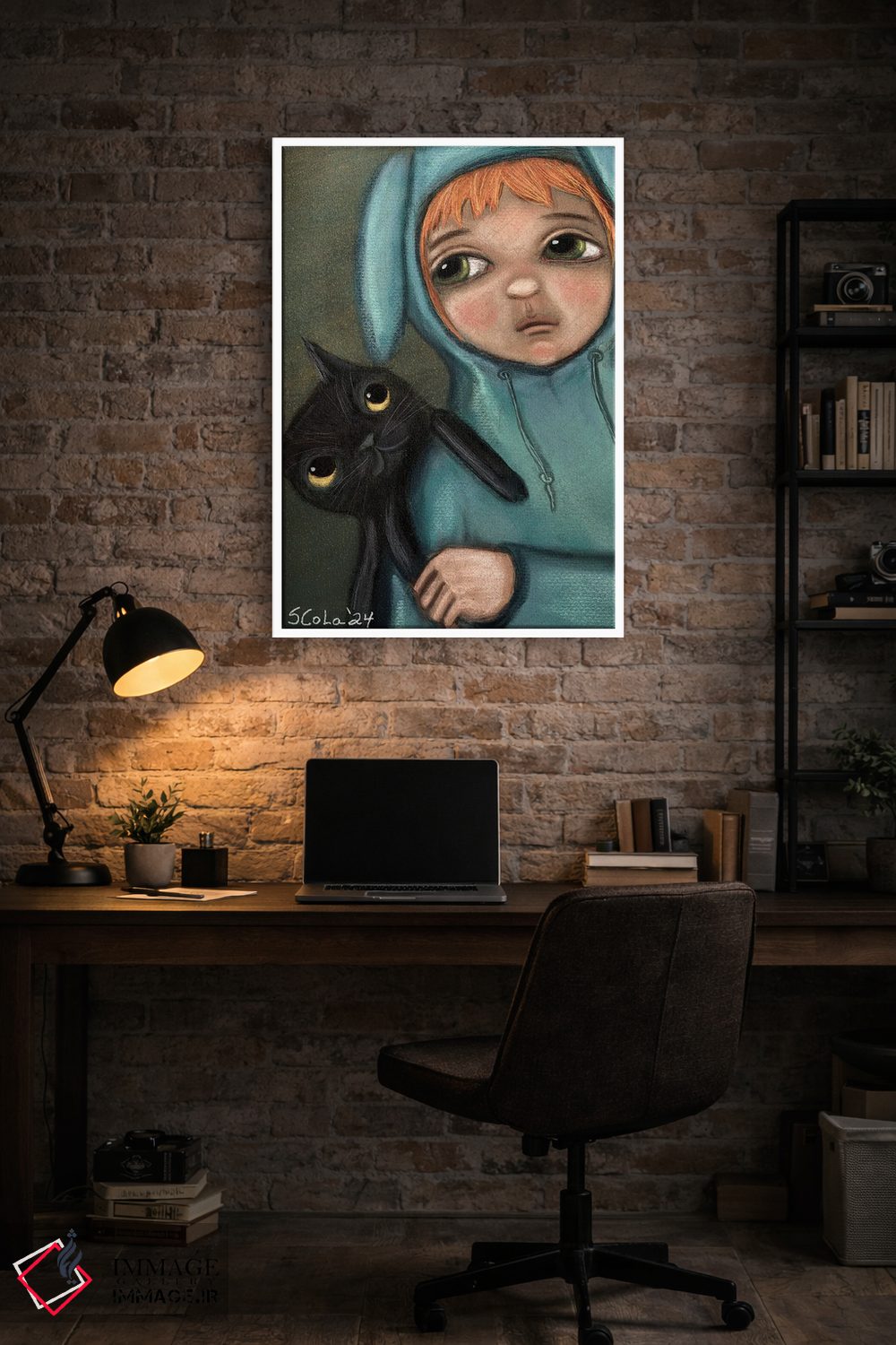تابلو دکوراتیو هوایت را دارم اثر سیلویا کولاساکو - D2W
