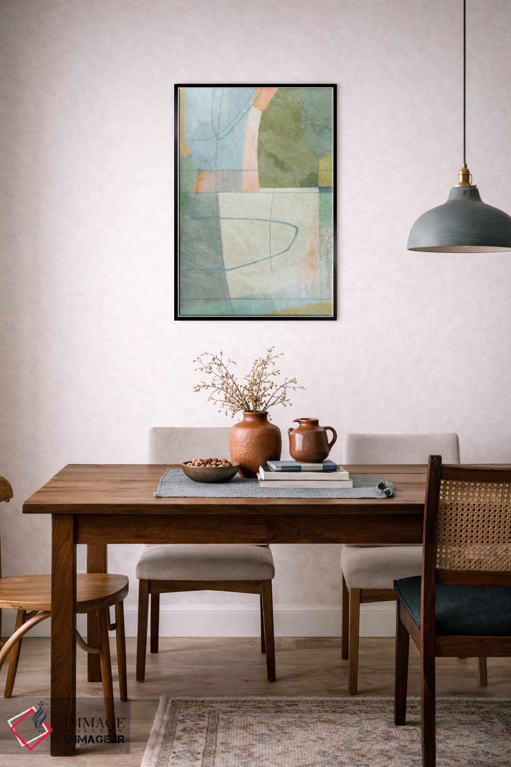 تابلو انتزاعی انتزاعی چهاردهم اثر سوزان نیکول - D6B