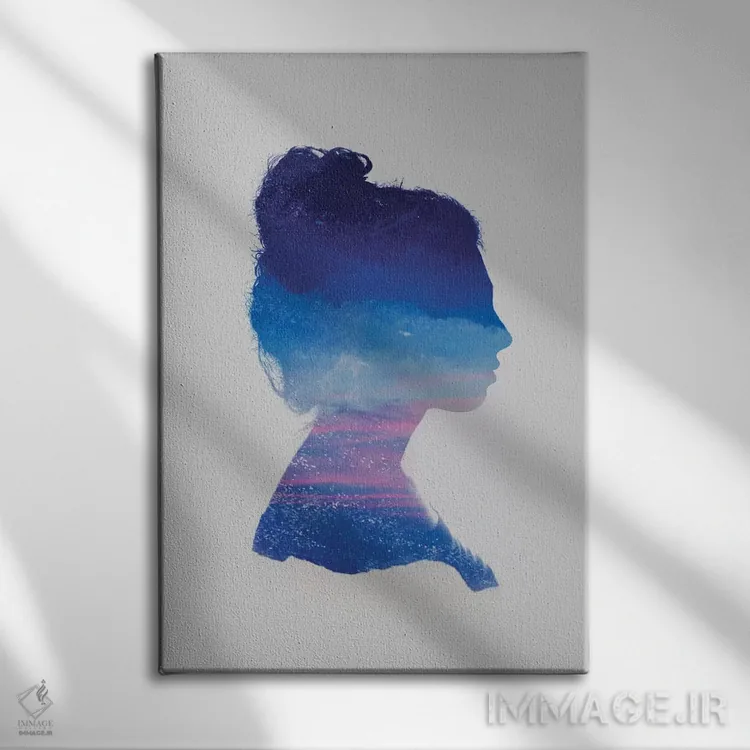 تابلو دکوراتیو سایه نما II اثر تیلور آلن - نمای روبهرو روی دیوار