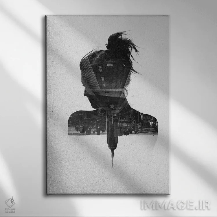 تابلو دکوراتیو سایه نما XI اثر تیلور آلن - نمای روبهرو روی دیوار