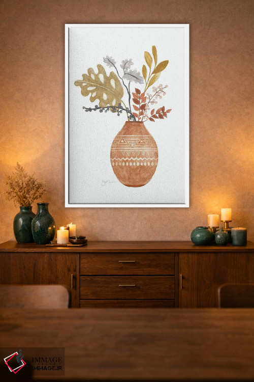تابلو مینیمال چیدمان علفزار غروب ۲ اثر توا استودیوز - D1W