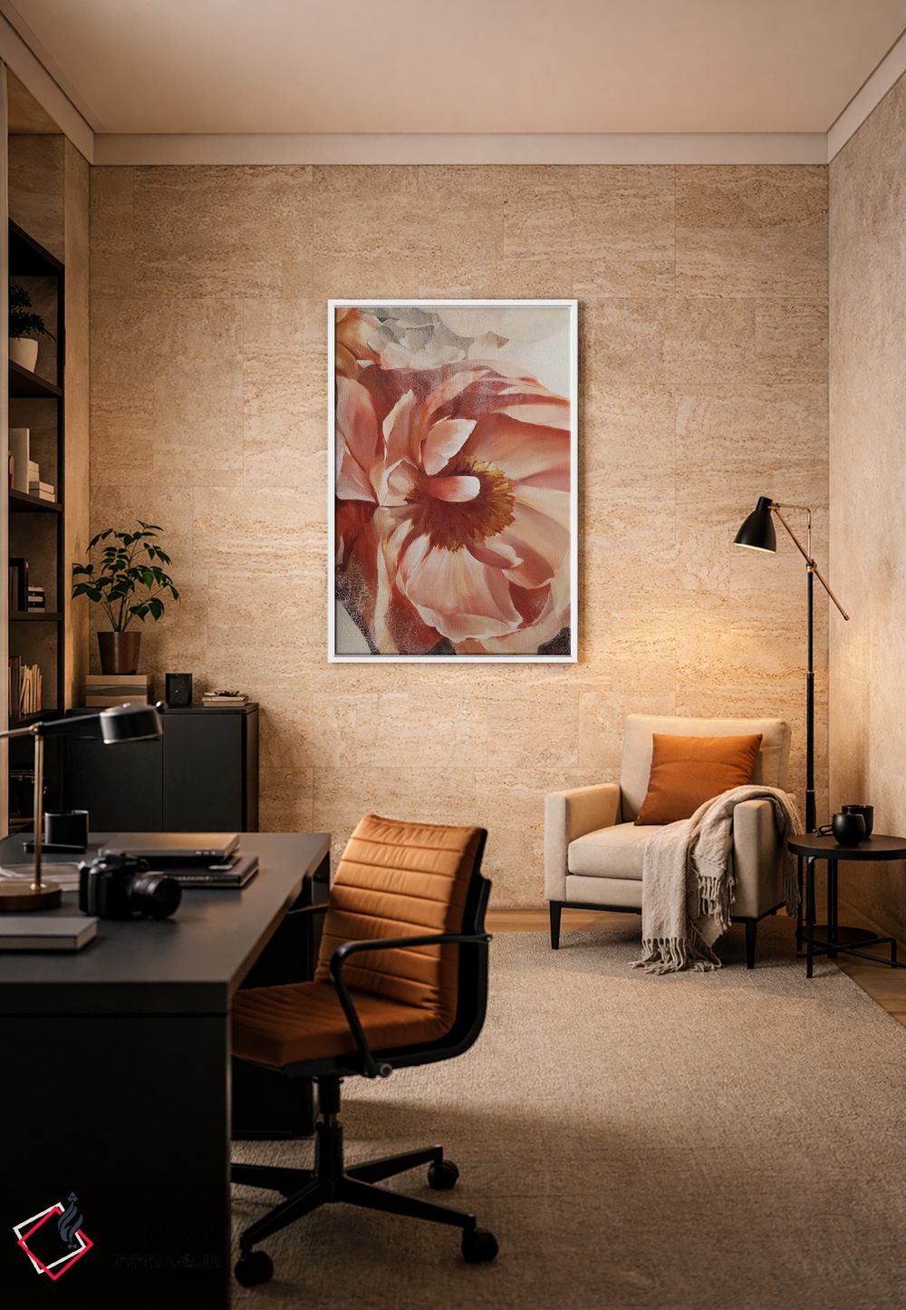 تابلو دکوراتیو نجواهای دل اثر تاتیانا یابلوئد - D4W