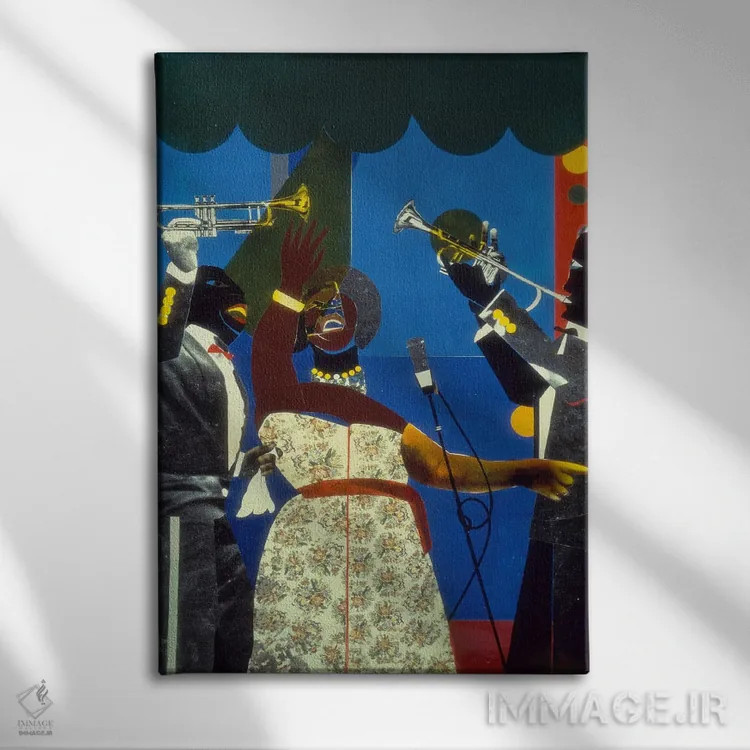 تابلو کلاسیک زمان اجرا اثر رومر بیردن - نمای روبهرو روی دیوار