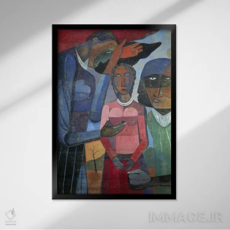 تابلو کلاسیک نشانه اثر رومر بیردن - نمای قابدار مشکی