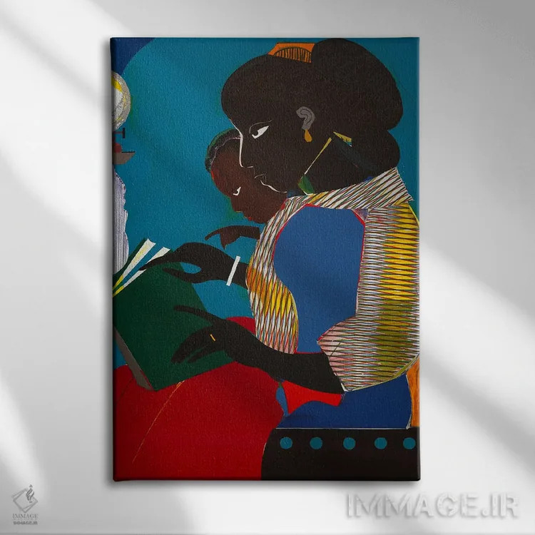 تابلو کلاسیک چراغ اثر رومر بیردن - نمای روبهرو روی دیوار