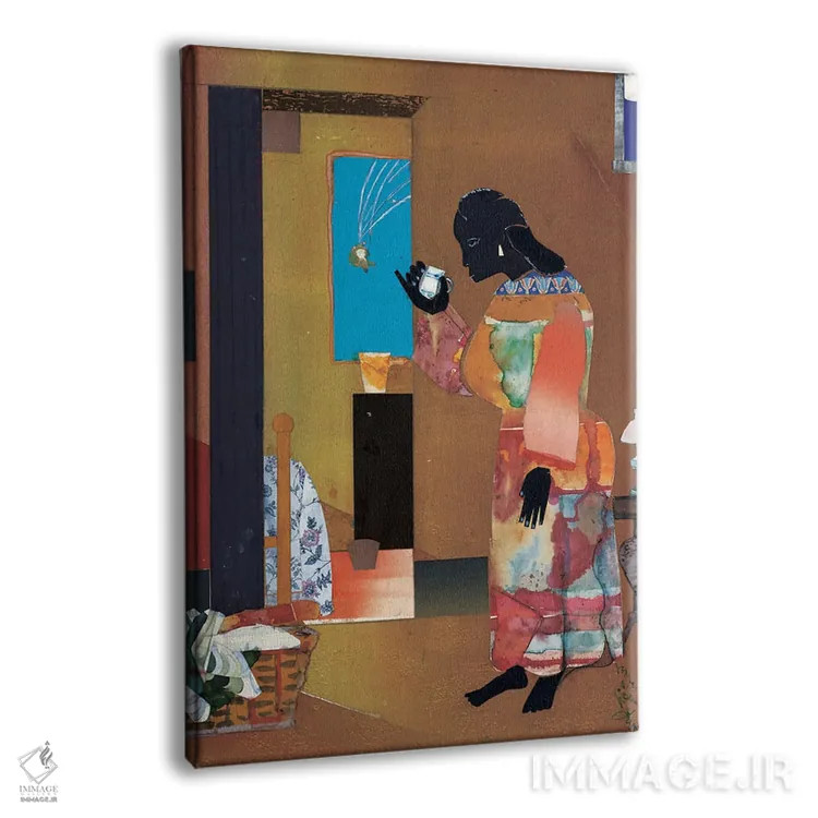 تابلو دکوراتیو ستاره در حال سقوط اثر رومر بیردن - نمای پرسپکتیو محصول