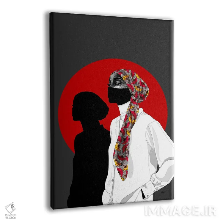 تابلو مدرن به خاطر اینکه اثر اهاب تی بی جی - نمای پرسپکتیو محصول