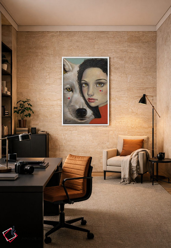 تابلو دکوراتیو تنهایی اثر تانیا باند - D6W