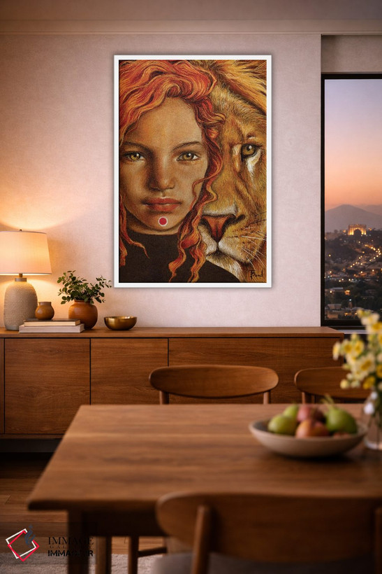 تابلو دکوراتیو بی هراس اثر تانیا باند - D1W