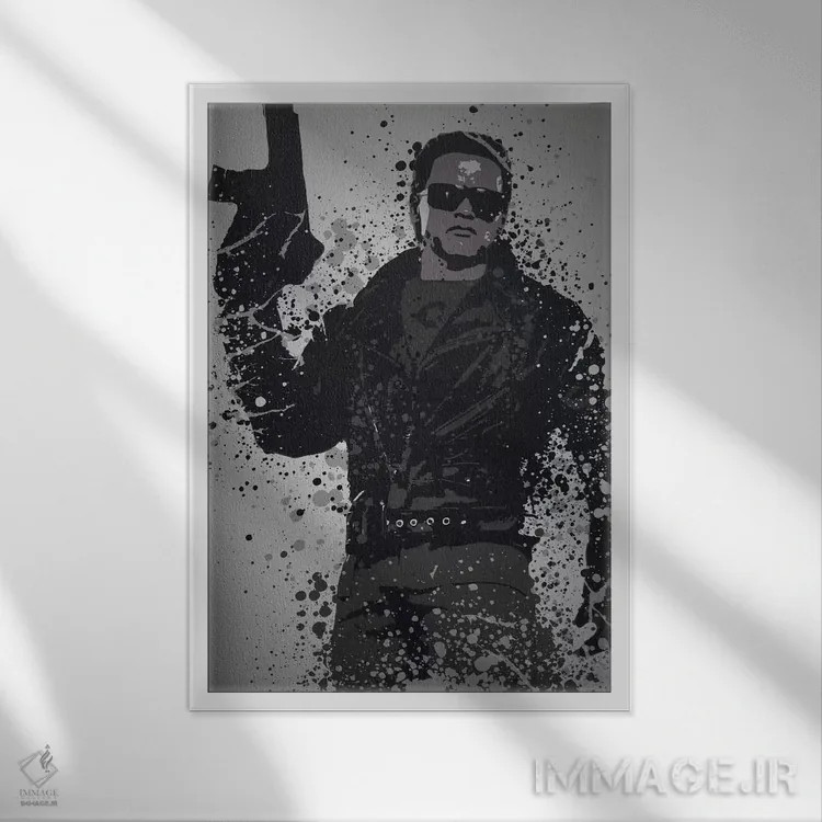 تابلو دکوراتیو برمی گردم اثر تی ام کریتیو دیزاین - نمای قابدار سفید