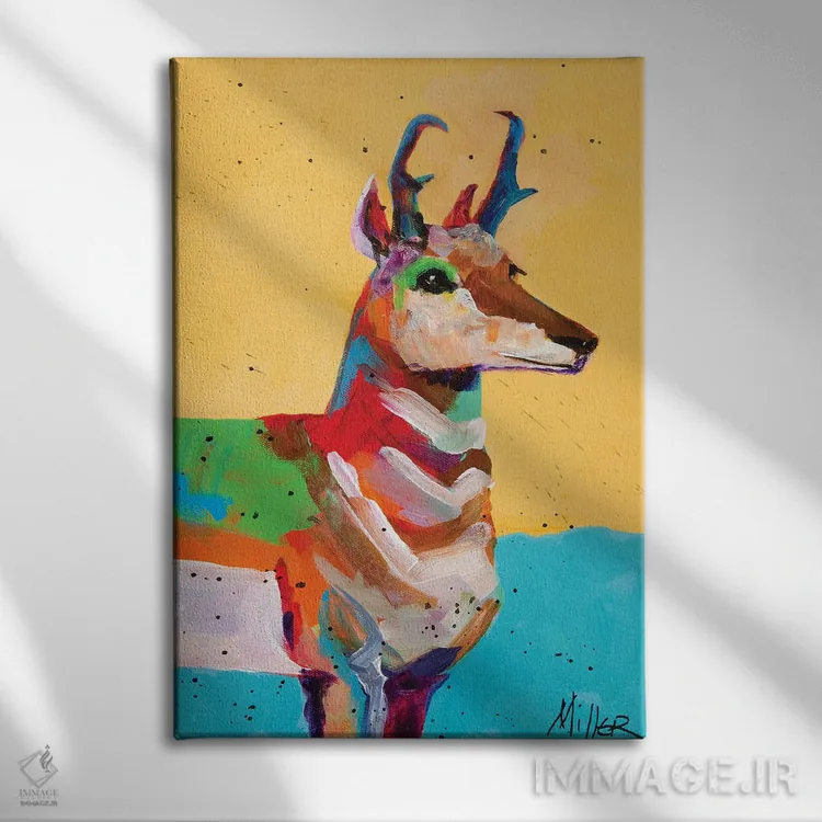 تابلو دکوراتیو روی آماده باش باقی بمان اثر تریسی میلر - نمای روبهرو روی دیوار
