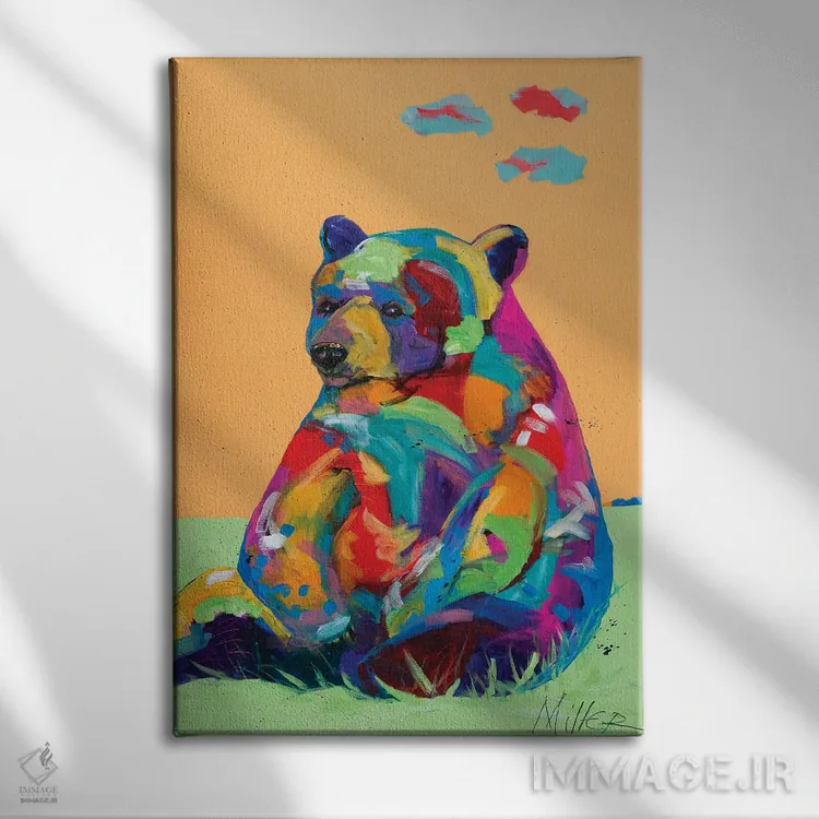 تابلو دکوراتیو عصر بهاری اثر تریسی میلر - نمای روبهرو روی دیوار