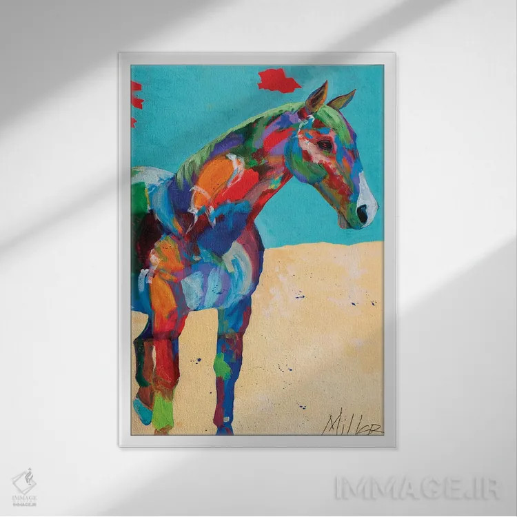 تابلو دکوراتیو فقط آویزان بودن اثر تریسی میلر - نمای قابدار سفید