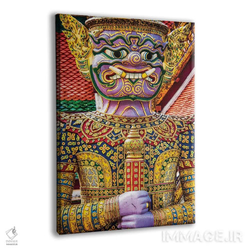 تابلو دکوراتیو Bangkok, Yaksha at Wat Phra Kaeo The Grand Palace,تایلند، بانک… اثر تری اگرز - نمای پرسپکتیو محصول