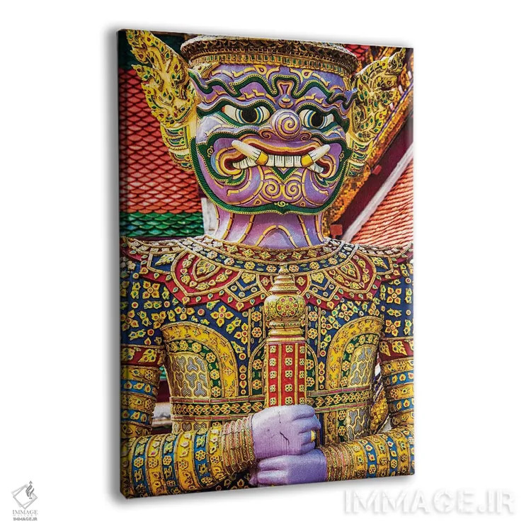 تابلو دکوراتیو Bangkok, Yaksha at Wat Phra Kaeo The Grand Palace,تایلند، بانک… اثر تری اگرز - نمای پرسپکتیو محصول