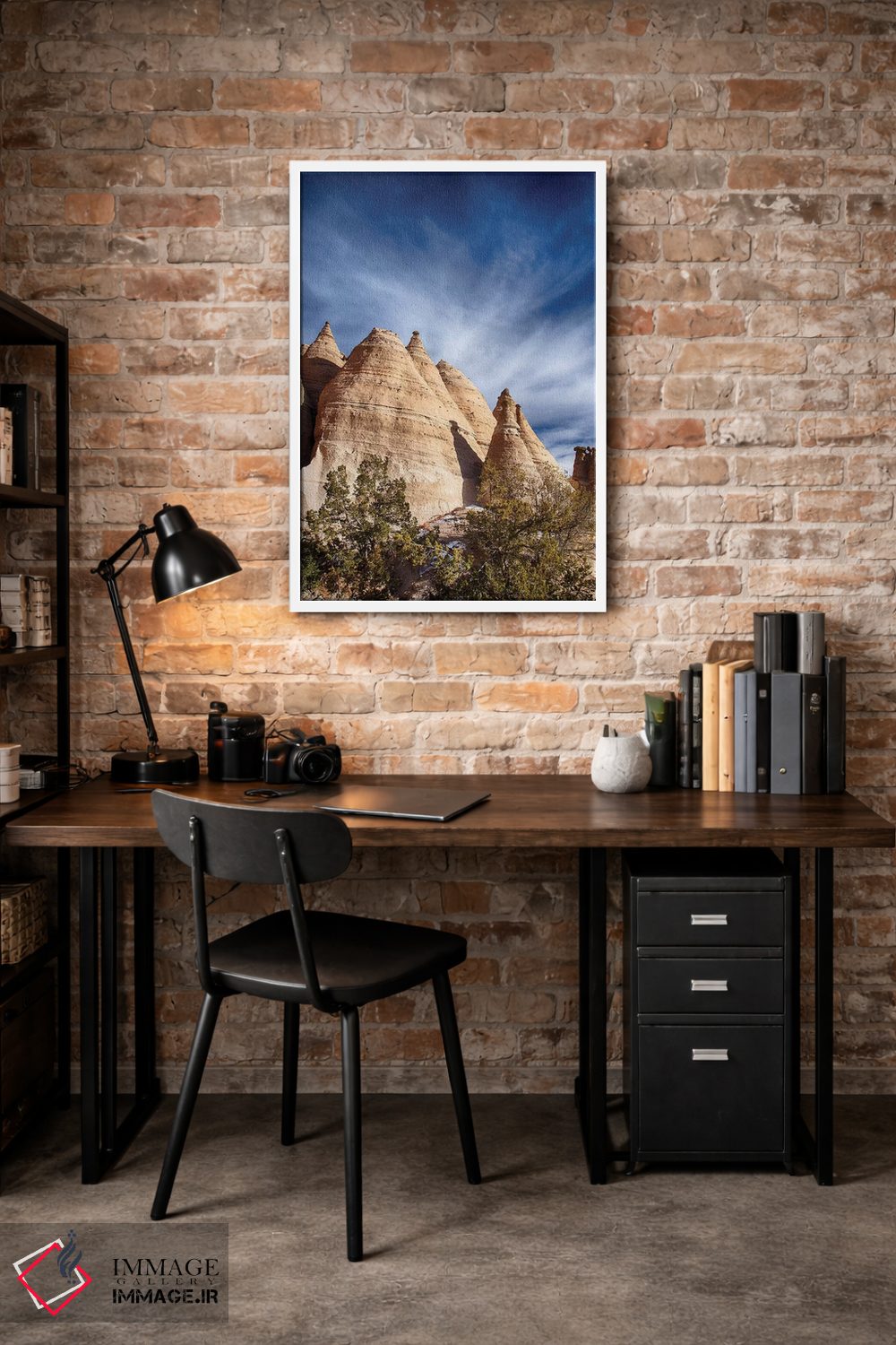 تابلو دکوراتیو New Mexico, Cochiti, Tent Rocks Monument,آمریکا، نیومکزیکو، کو… اثر تری اگرز - D2W