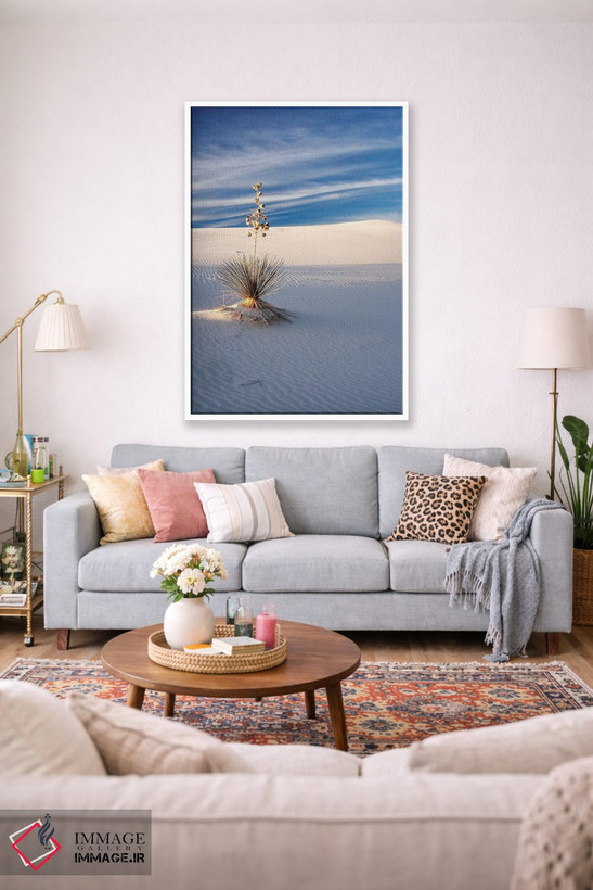 تابلو دکوراتیو New Mexico, White Sands National Monument, Sand Dune Patterns… اثر تری اگرز - D1W