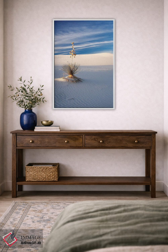 تابلو دکوراتیو New Mexico, White Sands National Monument, Sand Dune Patterns… اثر تری اگرز - D3W