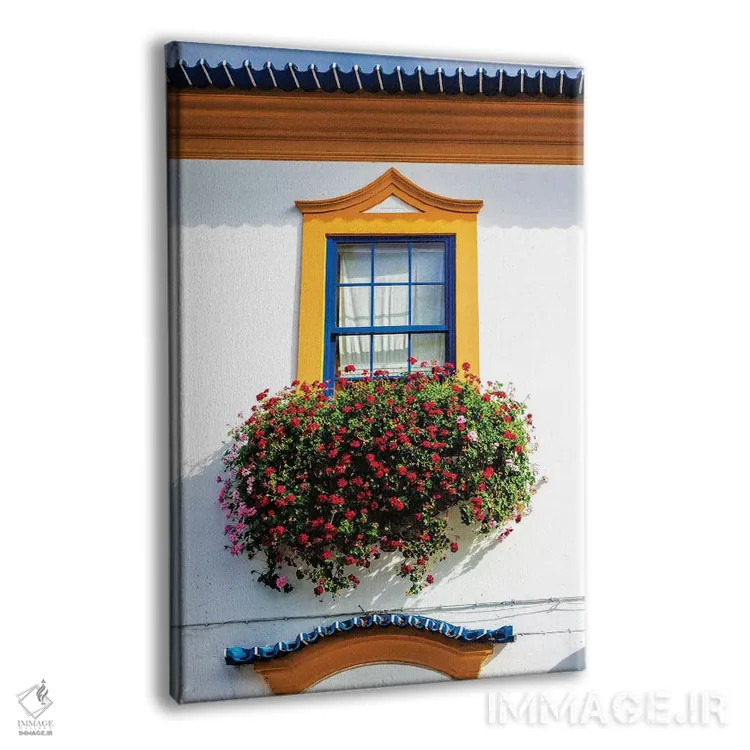 تابلو دکوراتیو Aveiro. Colorful houses.,پرتغال، آویرو. خانه های رنگارنگ اثر تری اگرز - نمای پرسپکتیو محصول